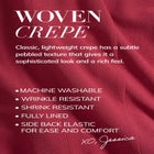 2-Piece Stretch Crepe Single-Breasted Skirt Suit image number null