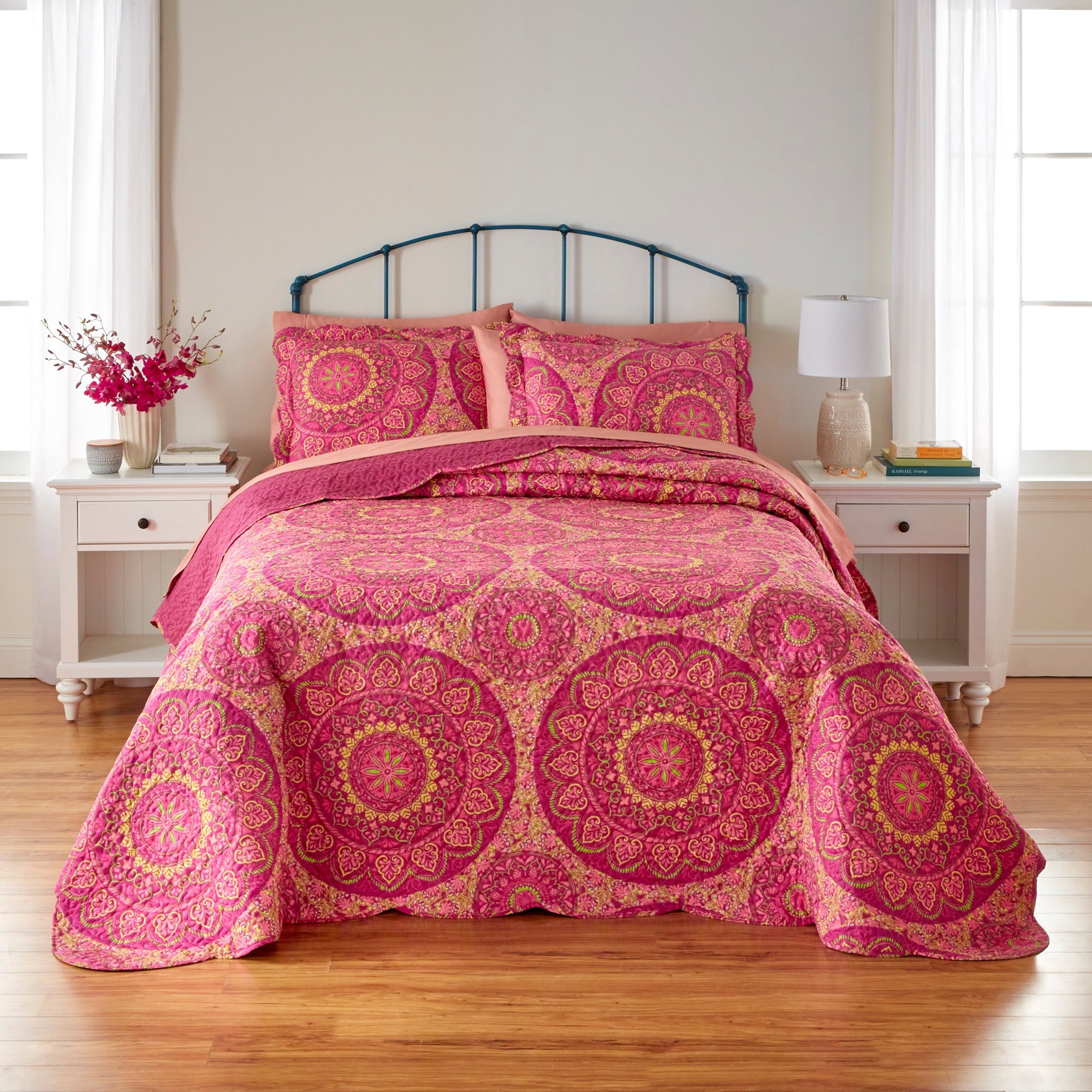 3-PC. Medallion Bedspread Set image number 0