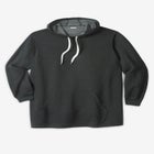 Fleece longer-length pullover hoodie image number null