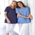 Perfect Short-Sleeve Crewneck Tee image number null