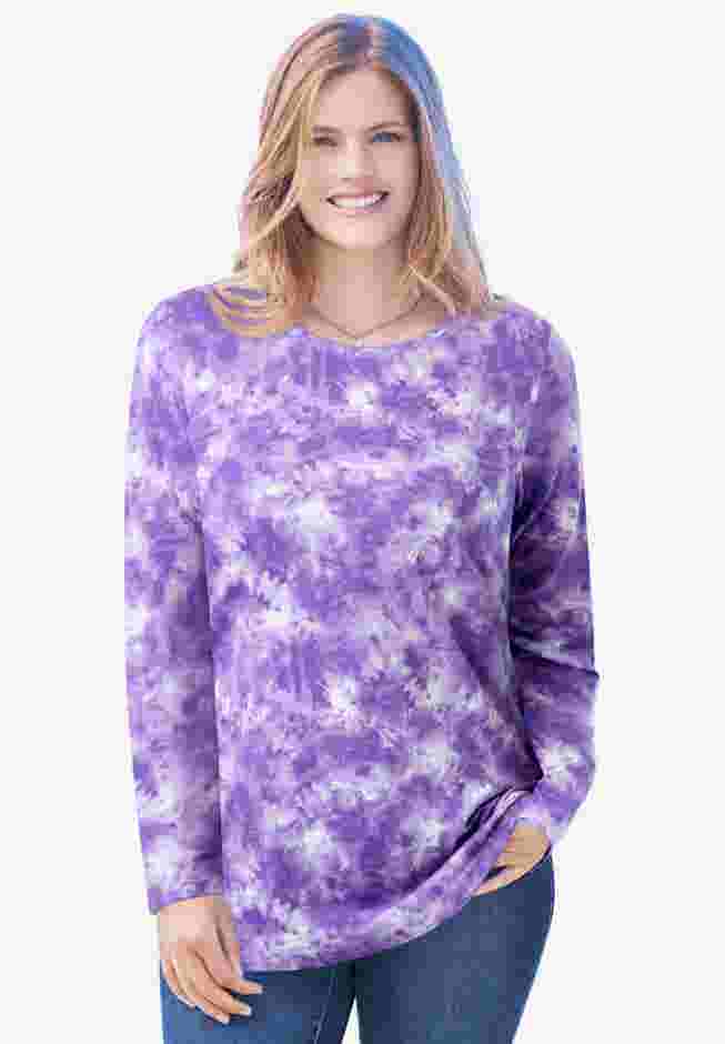 Perfect Long-Sleeve Crewneck Tee image number 4