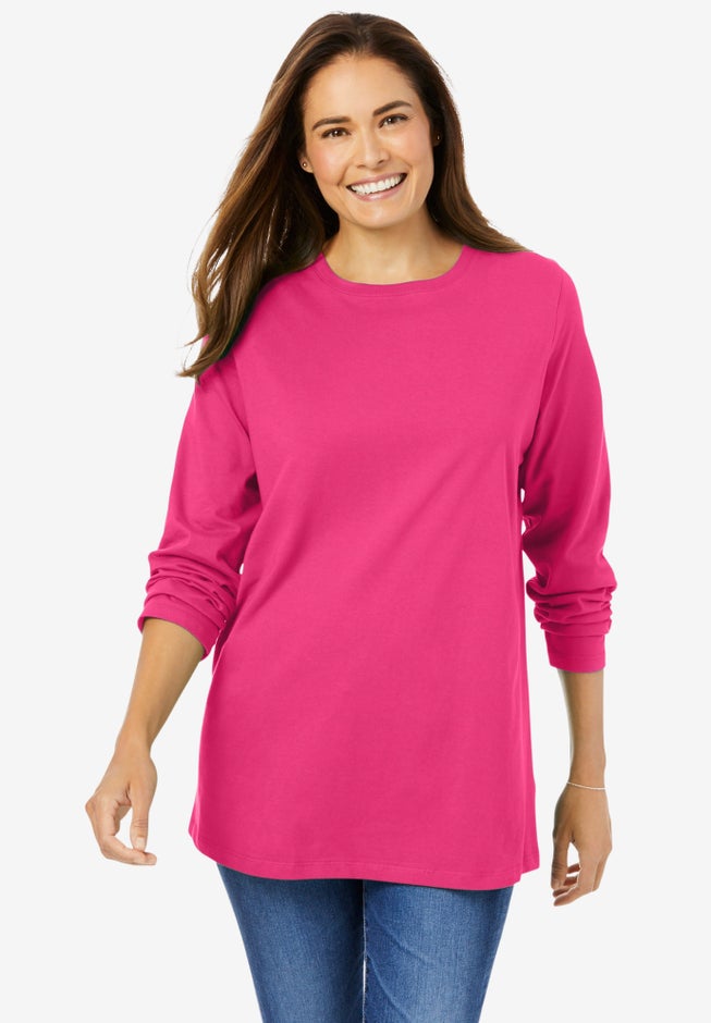 Perfect Long-Sleeve Crewneck Tee image number 5