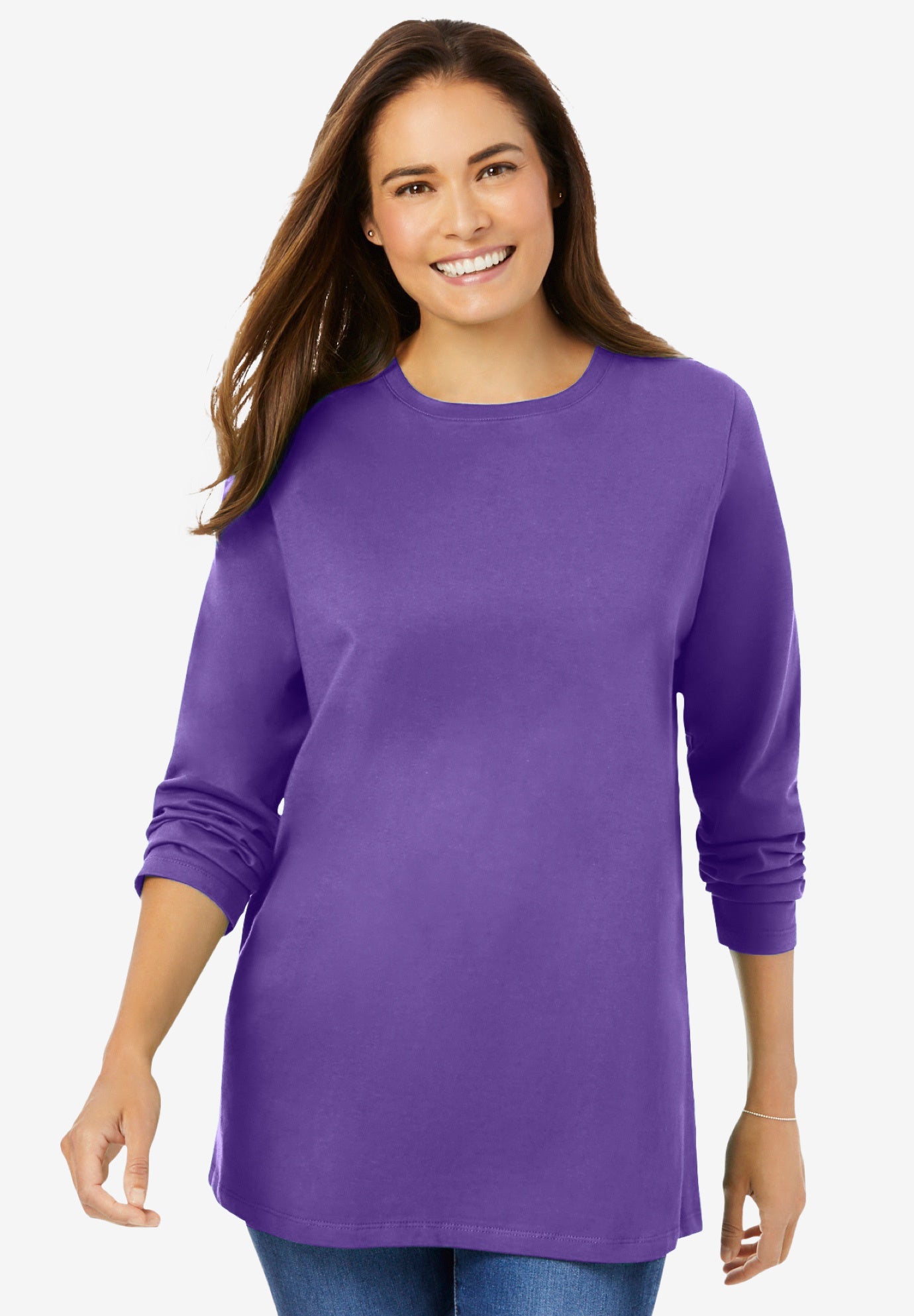 Perfect Long-Sleeve Crewneck Tee image number 0