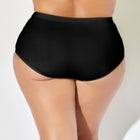 Shirred High Waist Tummy Control Swim Brief image number 1