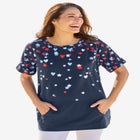 Americana Kangaroo Pocket Tee image number null
