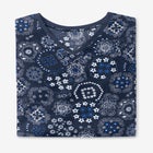 Cuffed Americana Print Tee image number null