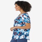 Cuffed Americana Print Tee image number null