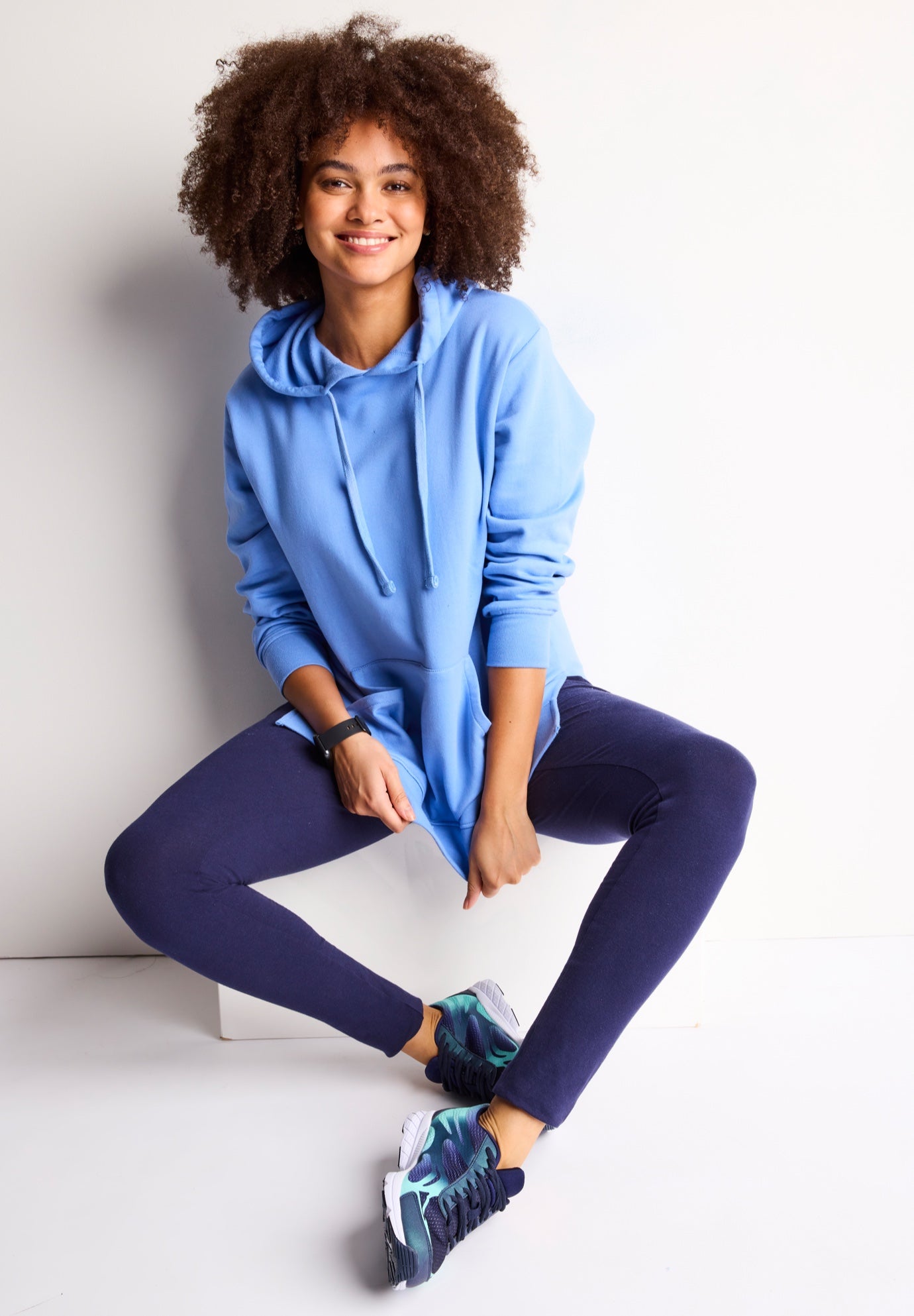 Stretch-Cotton Knit Pull-On Leggings image number 7