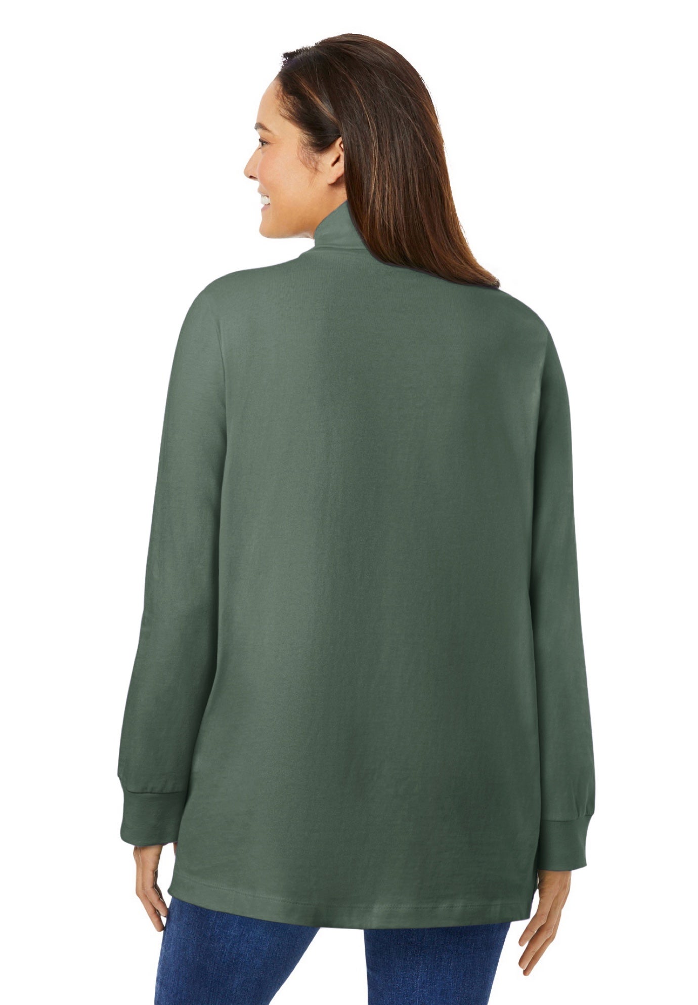 Perfect Long-Sleeve Turtleneck Tee image number 1