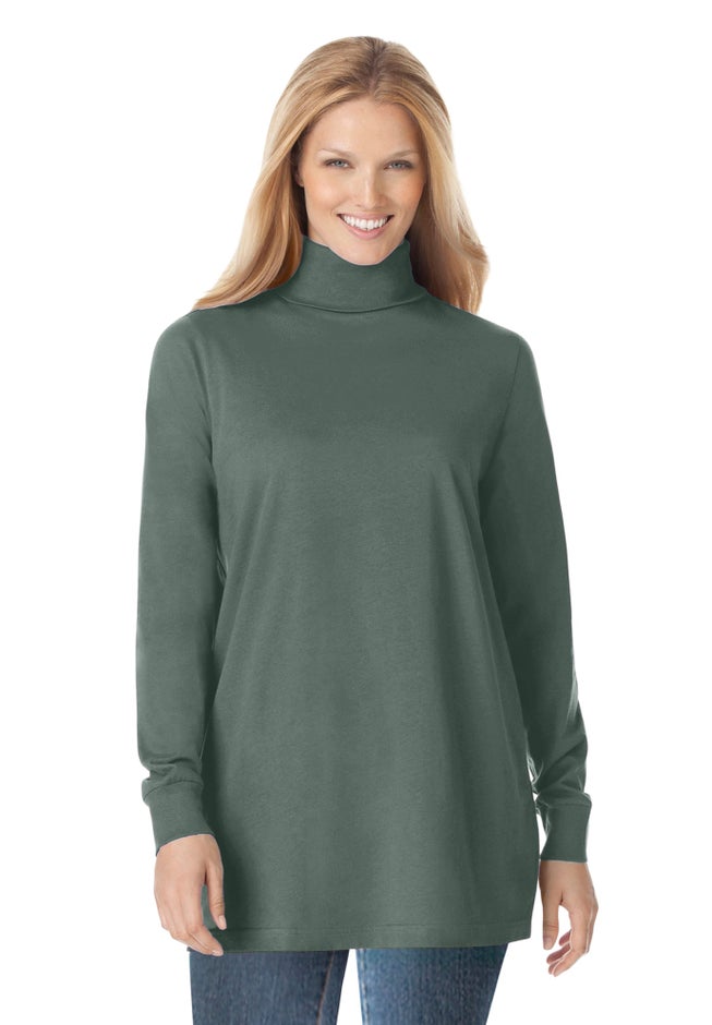 Perfect Long-Sleeve Turtleneck Tee image number 3