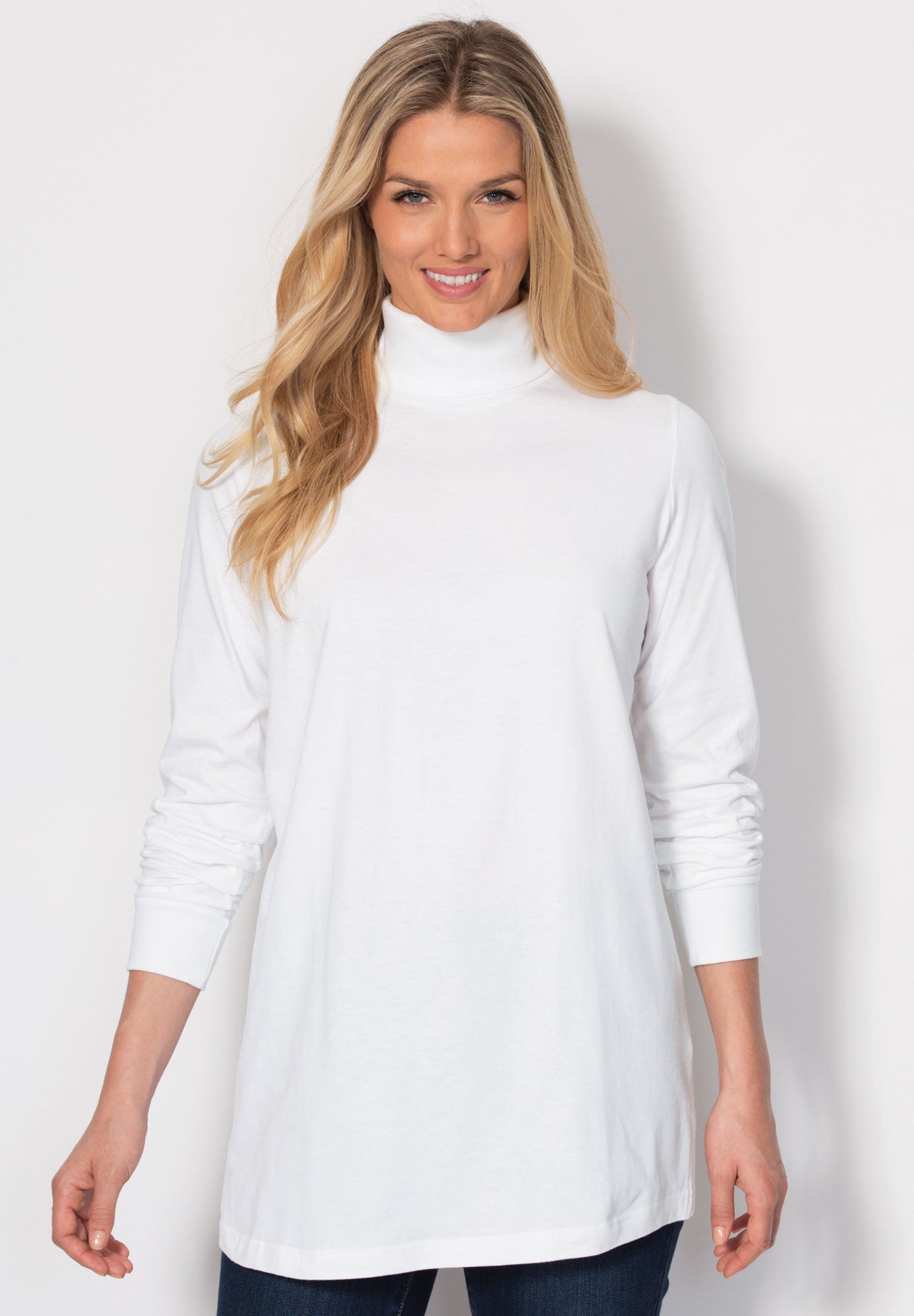 Perfect Long-Sleeve Turtleneck Tee image number 0