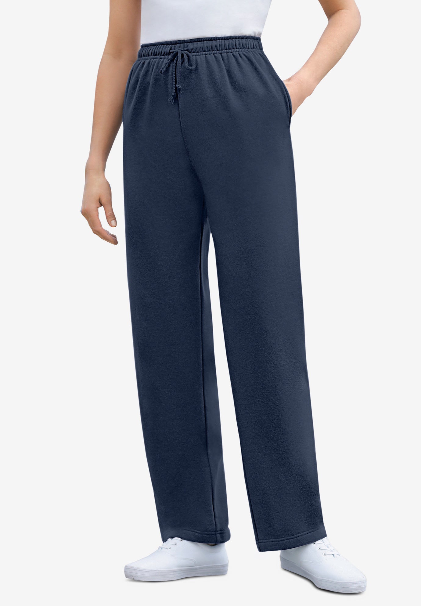Better-Fleece Pull-On Drawstring Sweatpants image number 1