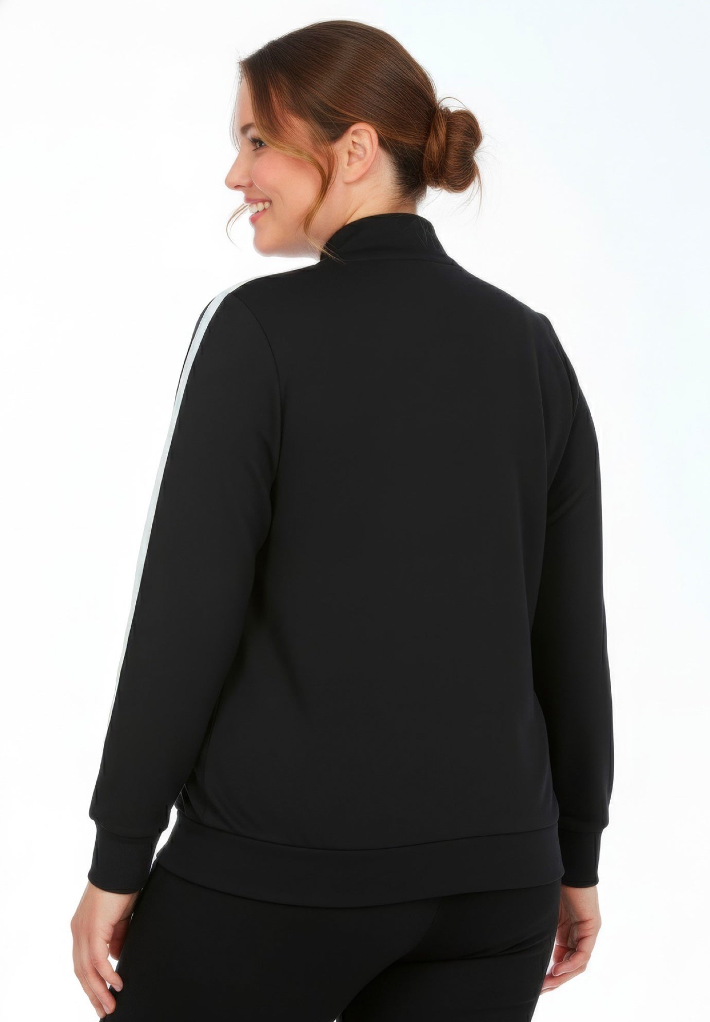 Side Stripe French Terry Zip Jacket image number 2