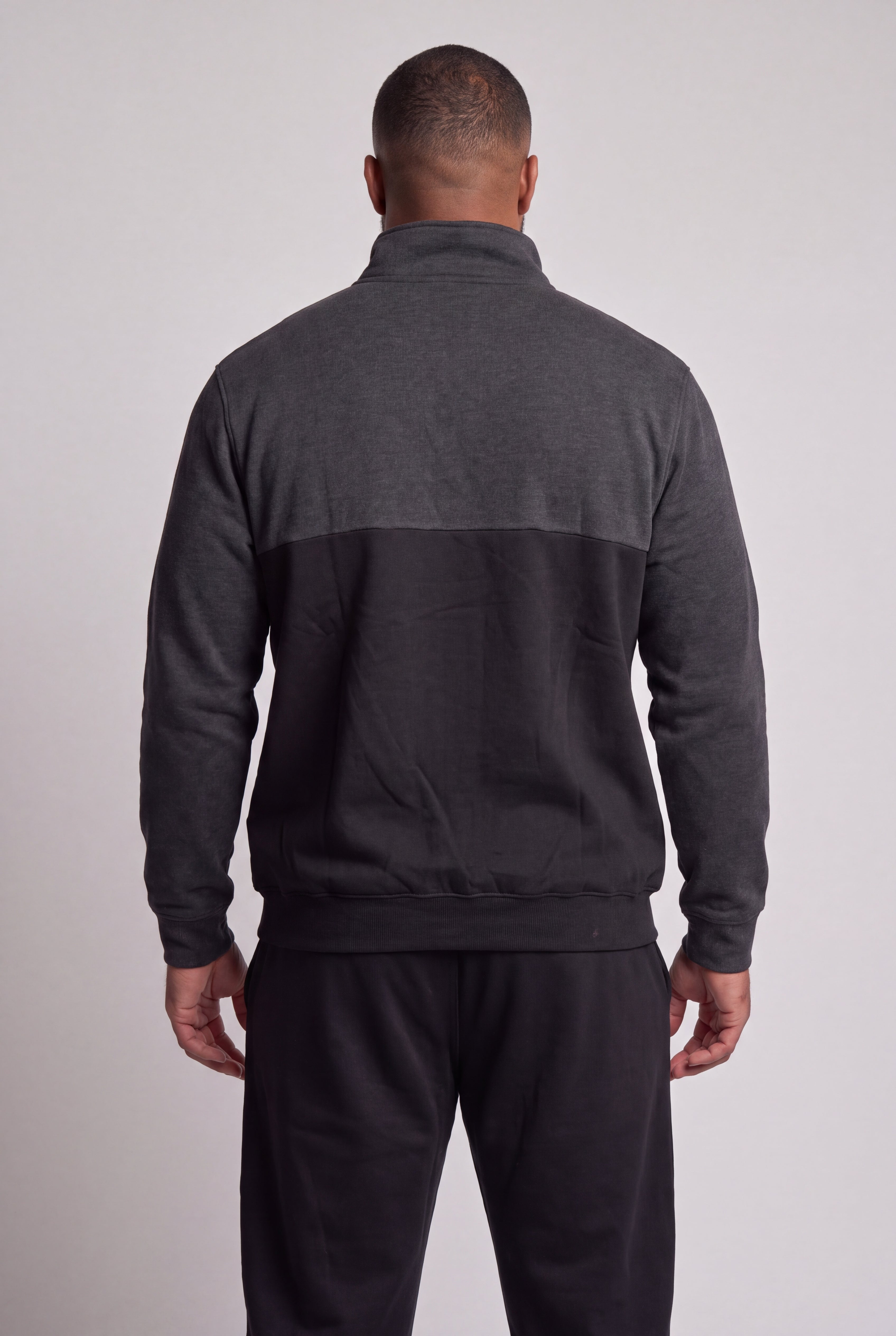 Fleece Rubberized &frac14; Zip Pullover image number 2