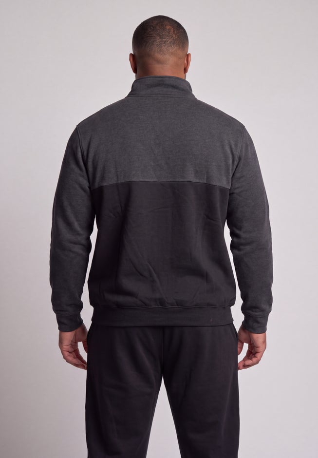 Fleece Rubberized &frac14; Zip Pullover image number 2