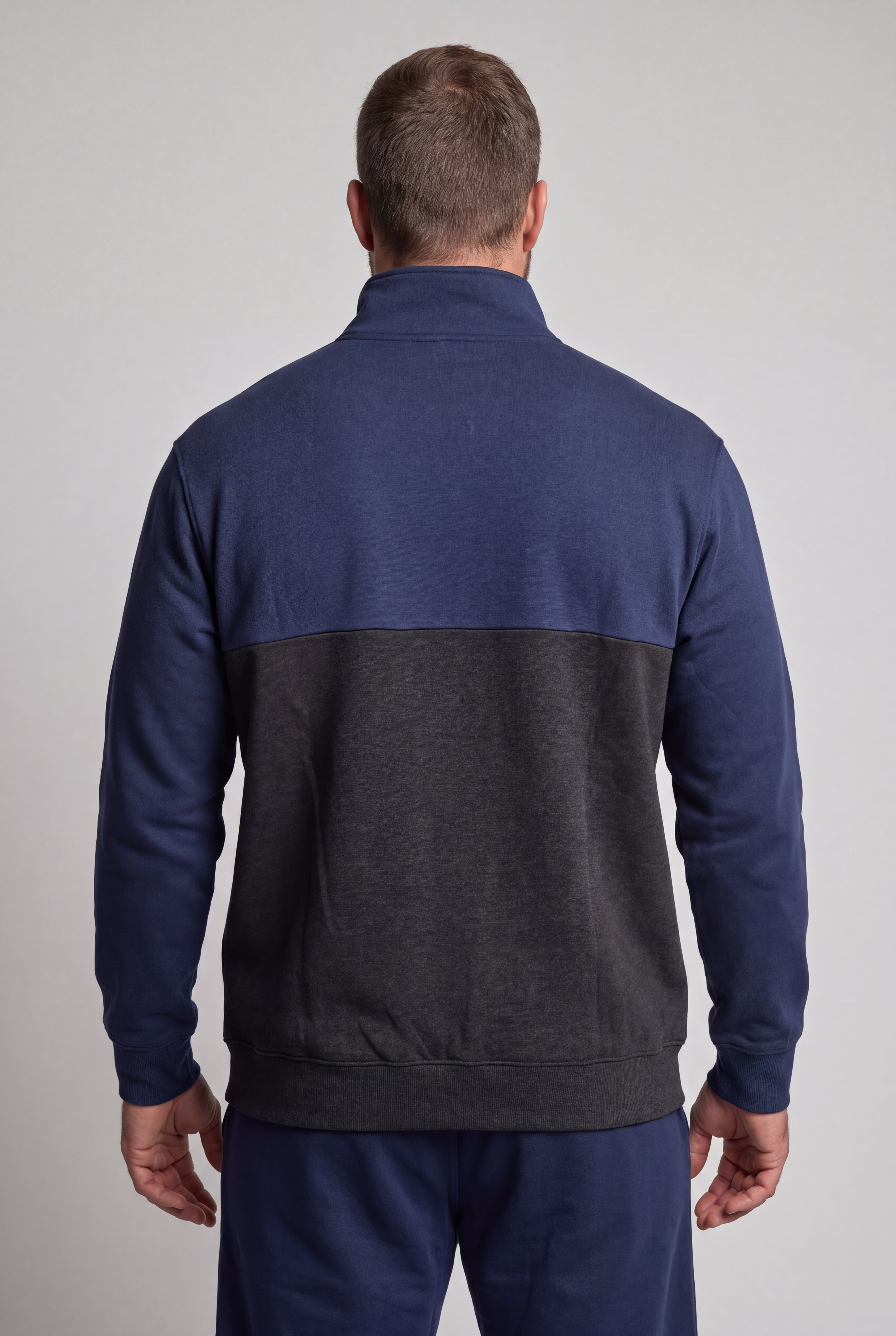 Fleece Rubberized &frac14; Zip Pullover image number 2