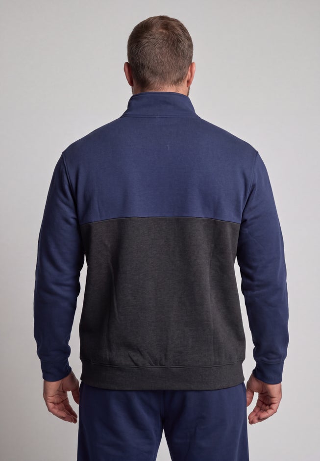 Fleece Rubberized &frac14; Zip Pullover image number 2