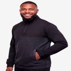 Fleece Rubberized &frac14; Zip Pullover image number null