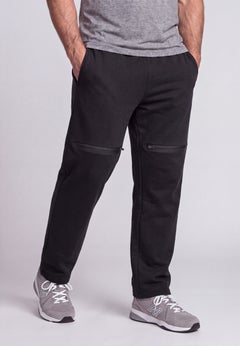 Elevated Zip-Pocket Fleece Sweatpant