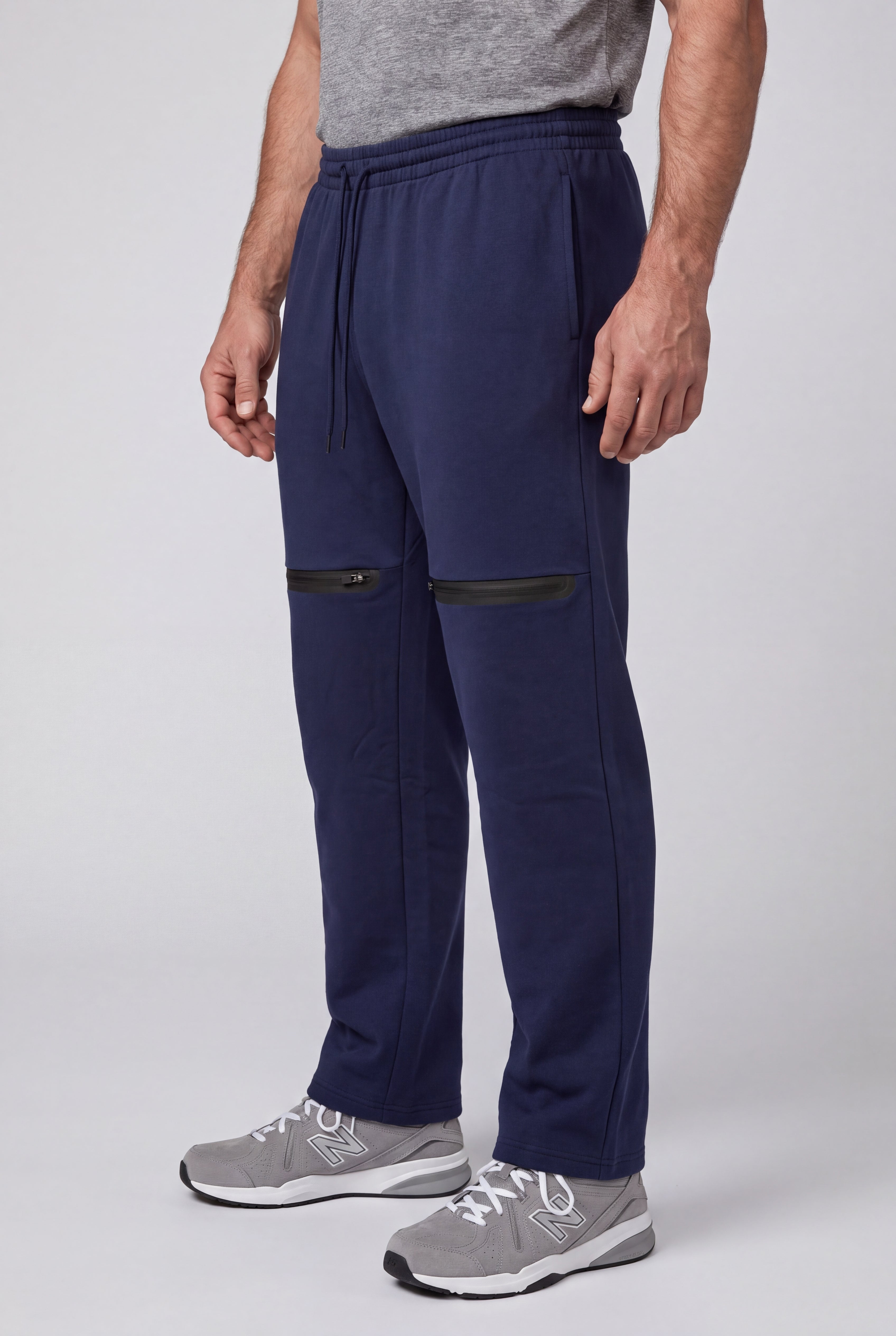 Rubberized Zip Fleece Sweatpant image number 1