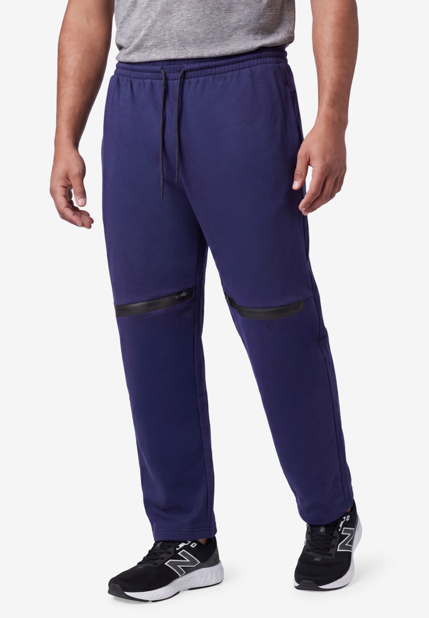 Rubberized Zip Fleece Sweatpant image number 0