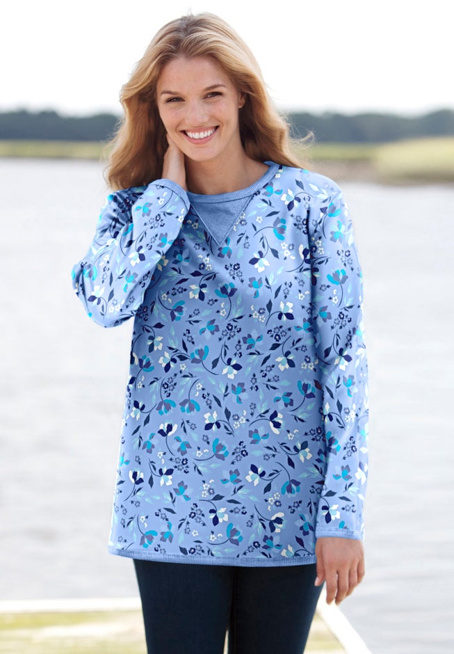 Ultra Soft Waffle Thermal Sweatshirt image number 15