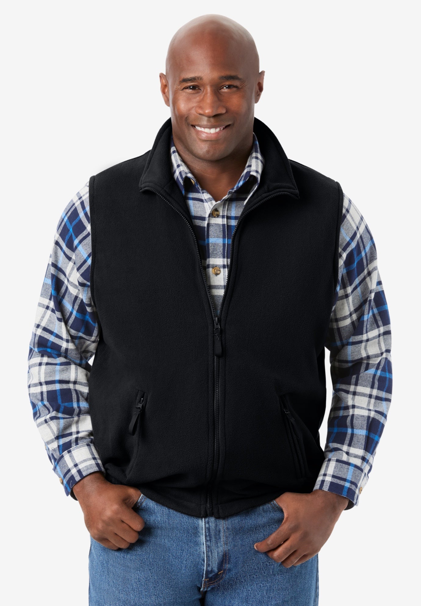 Explorer Plush Fleece Zip Vest image number 0
