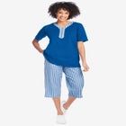 2-Piece Tunic Capri Set image number null