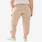 Stretch Cargo Capris by ellos&reg; image number null