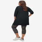 French Terry Zip Pocket Tunic image number null