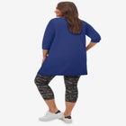 French Terry Zip Pocket Tunic image number null