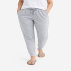 French Terry Drawstring Elastic Waistband Jogger image number 0