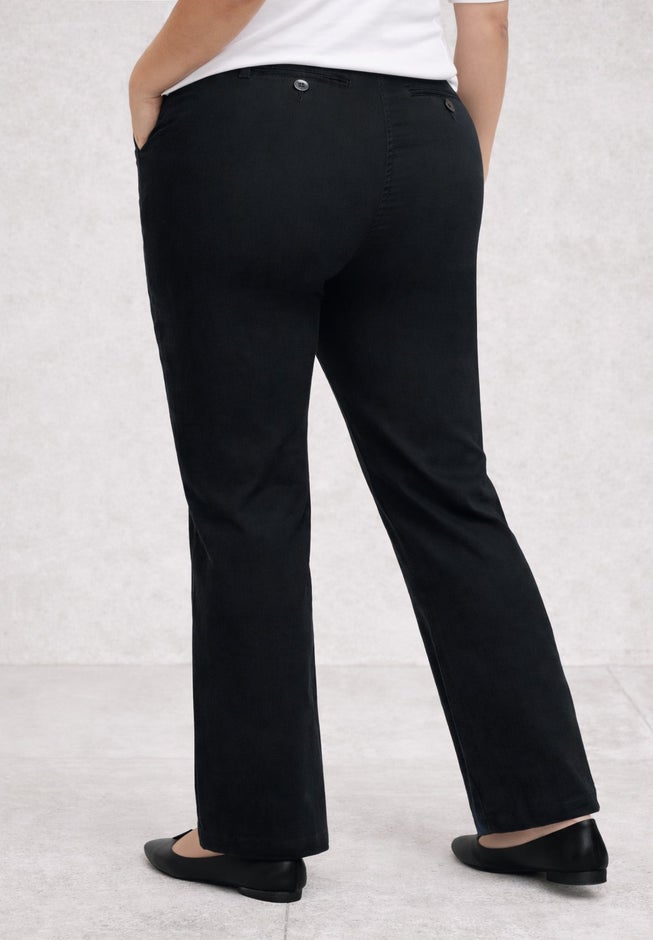 Stretch Chino Mid-rise Classic Bootcut Pants image number 1