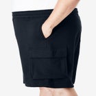 10" Fleece Cargo Shorts image number null