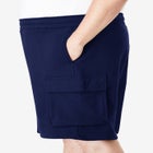 10" Fleece Cargo Shorts image number null