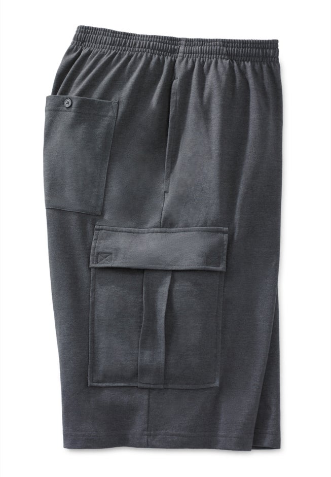 Lightweight Jersey Cargo Shorts image number 3
