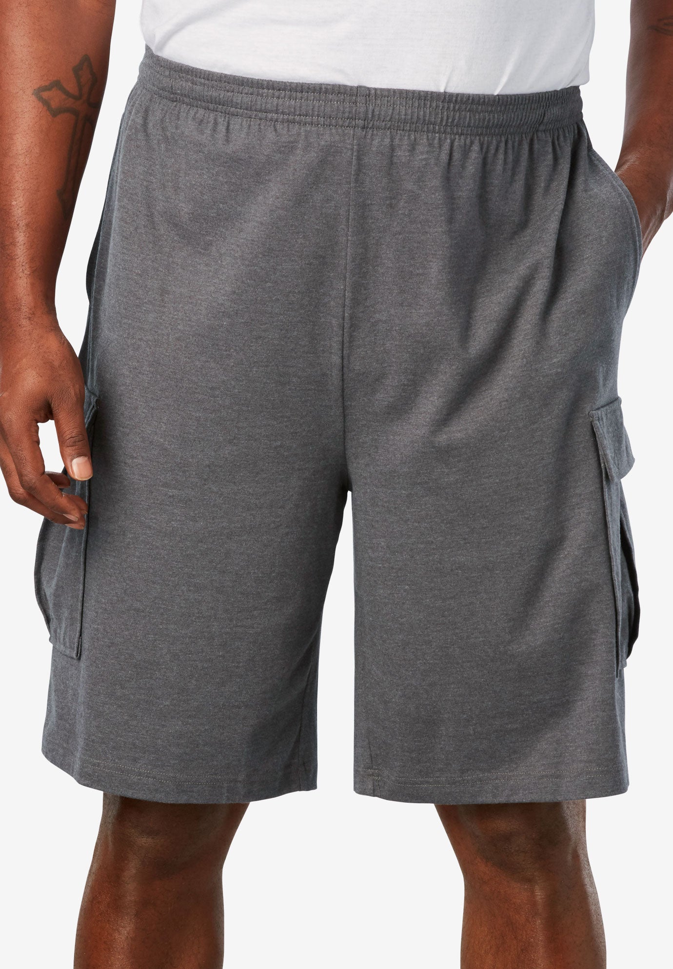 Lightweight Jersey Cargo Shorts image number 0