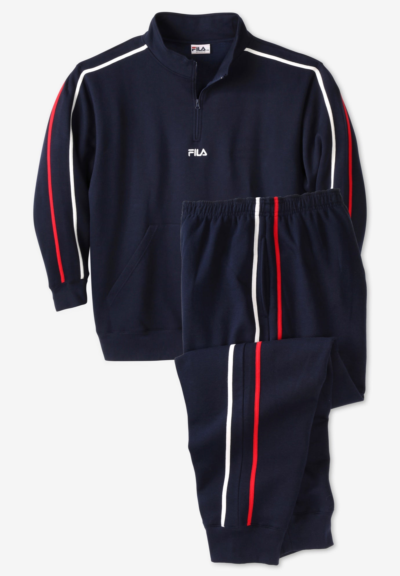FILA® Fleece 1/4 Zip Tracksuit image number 0