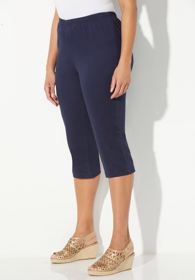 Everyday Cotton Twill Capri image number 2