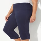 Everyday Cotton Twill Capri image number null