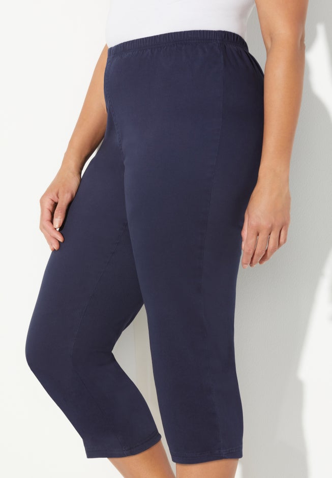 Everyday Cotton Twill Capri image number 3