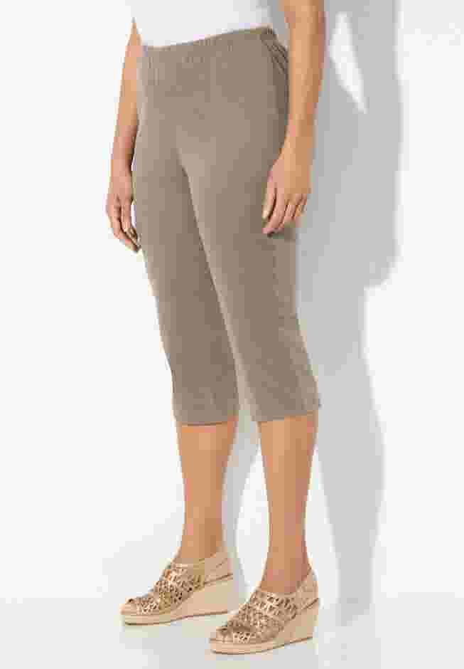 Everyday Cotton Twill Capri image number 2