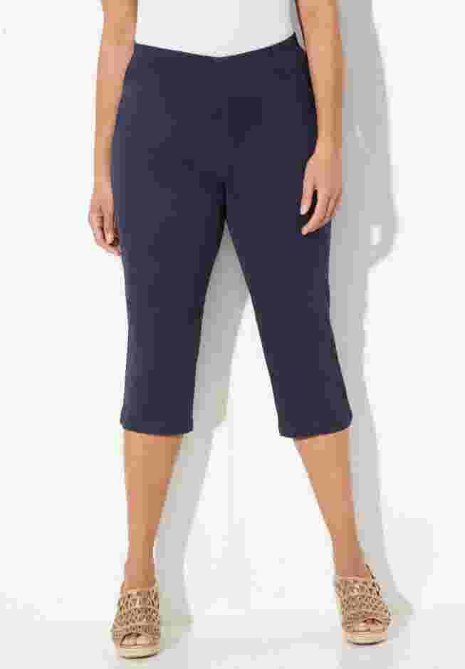 Everyday Cotton Twill Capri image number 0