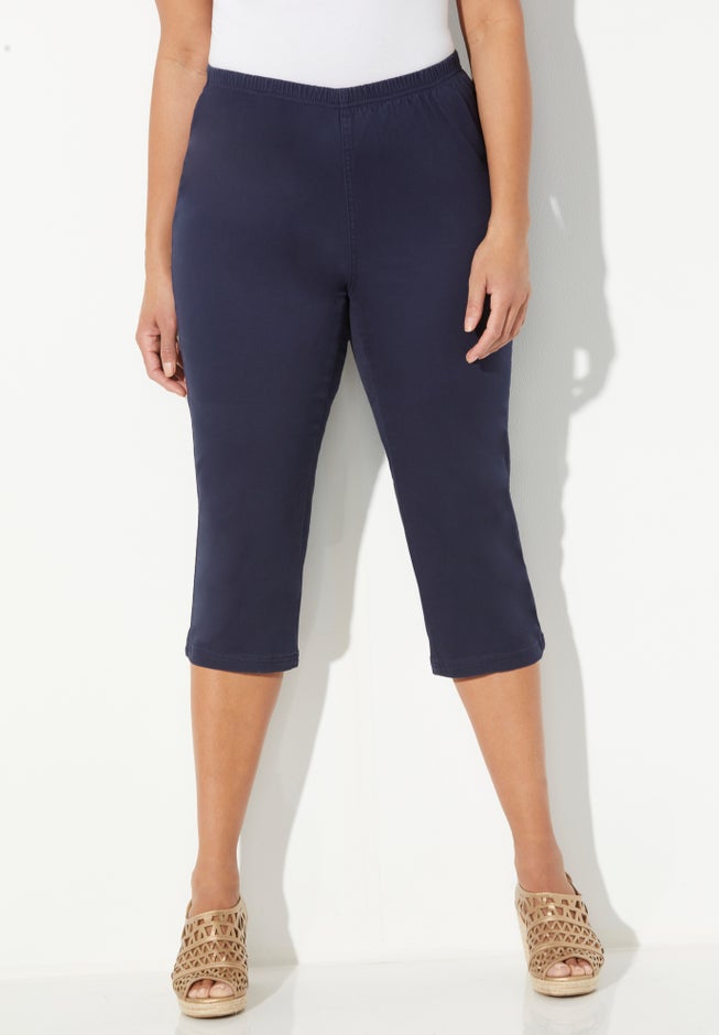Everyday Cotton Twill Capri image number 0