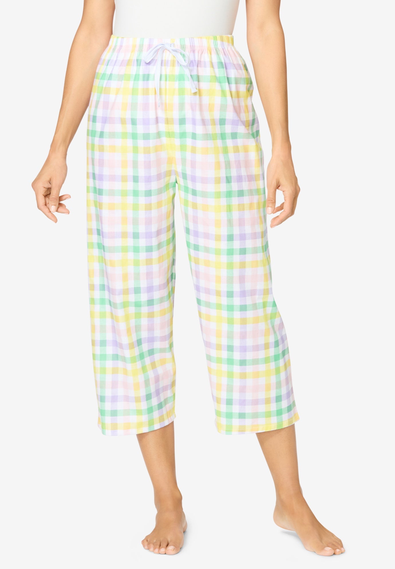 Woven Sleep Capri Pant image number 0