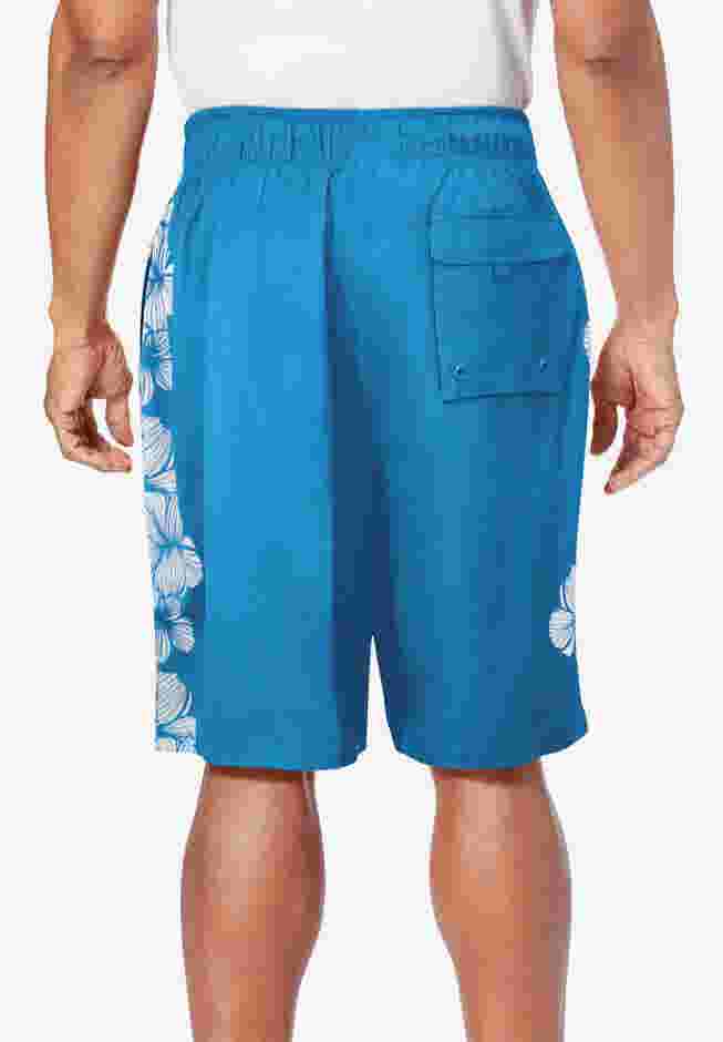 Basic 8" 4-way Flex Swim Trunk image number 1