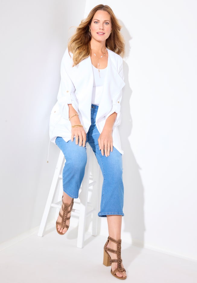 Ponte Utility Jacket image number 2