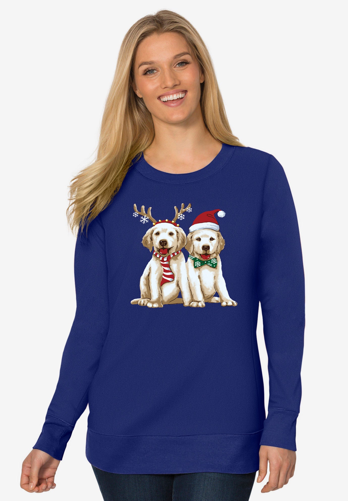 Fleece Holiday Sweatshirt image number 0