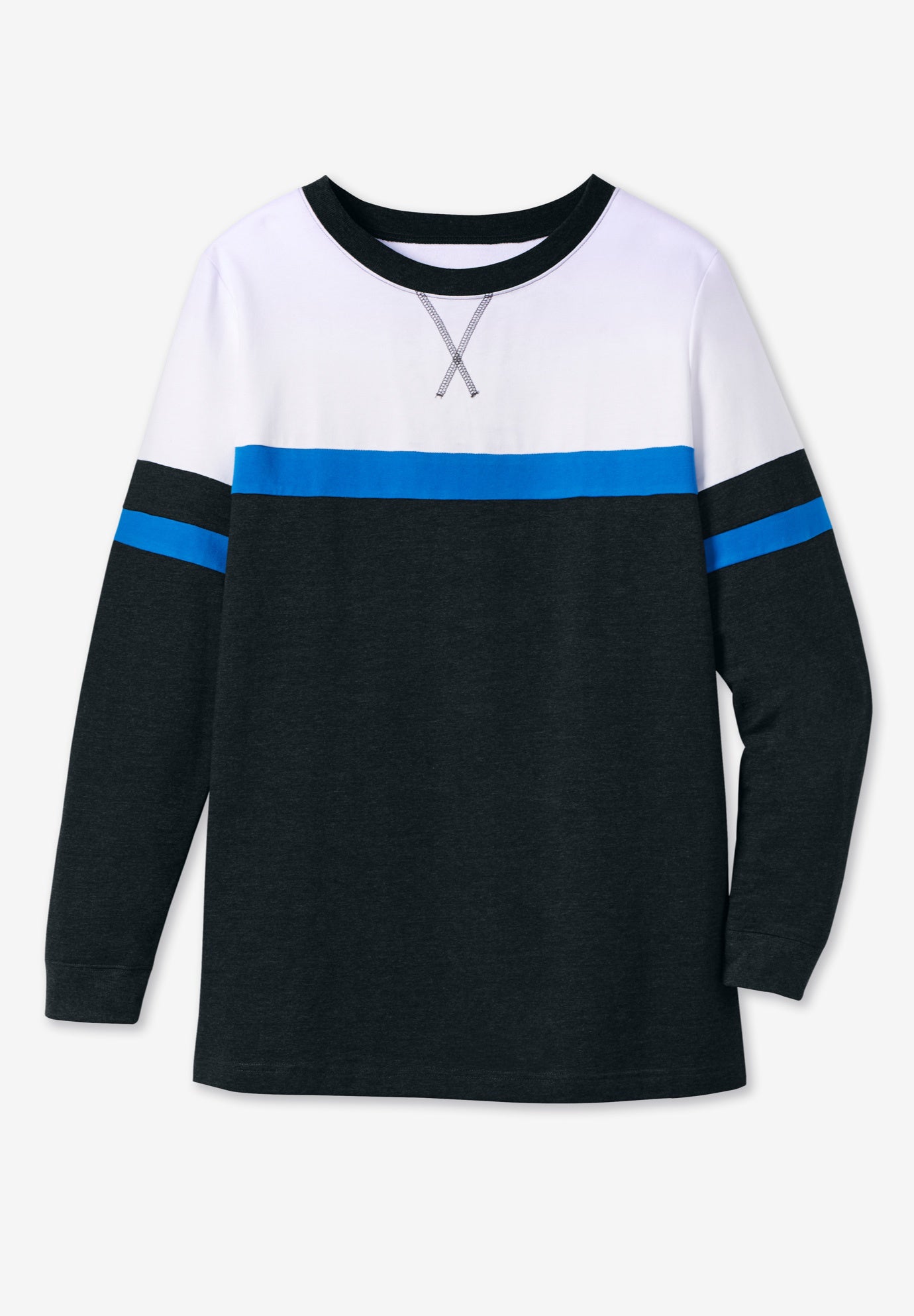 Color Block Long Sleeve Sweatshirt image number 5
