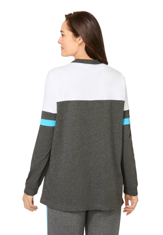 Color Block Long Sleeve Sweatshirt image number 1